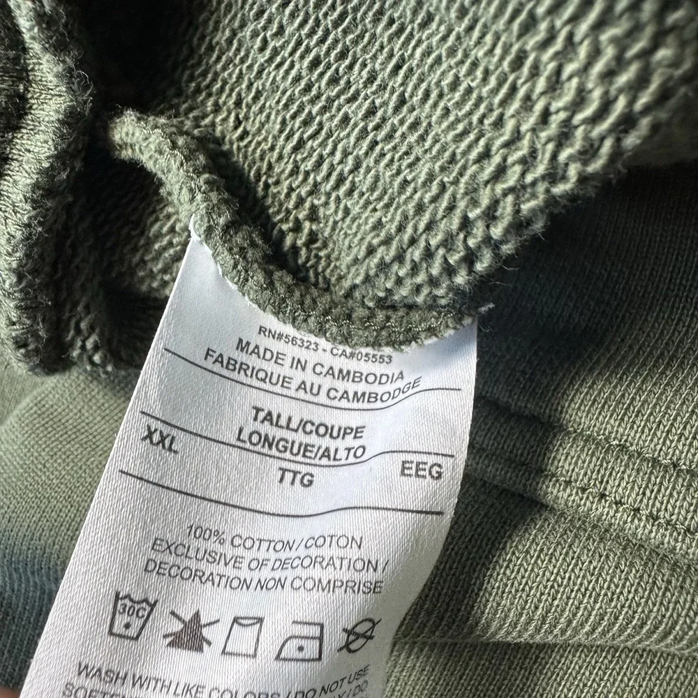 Air Jordan X Travis Scott Fleece Pants Sweatpants Size 2XL XXL Cactus Jack Green
